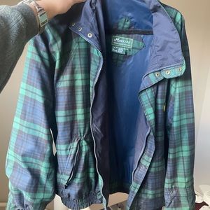 Masters Collection Augusta Nationals Large Blue Green Plaid